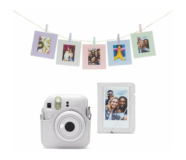 Fujifilm Instax Mini 12 biały zestaw akcesoriów - 1506525 - zdjęcie 2